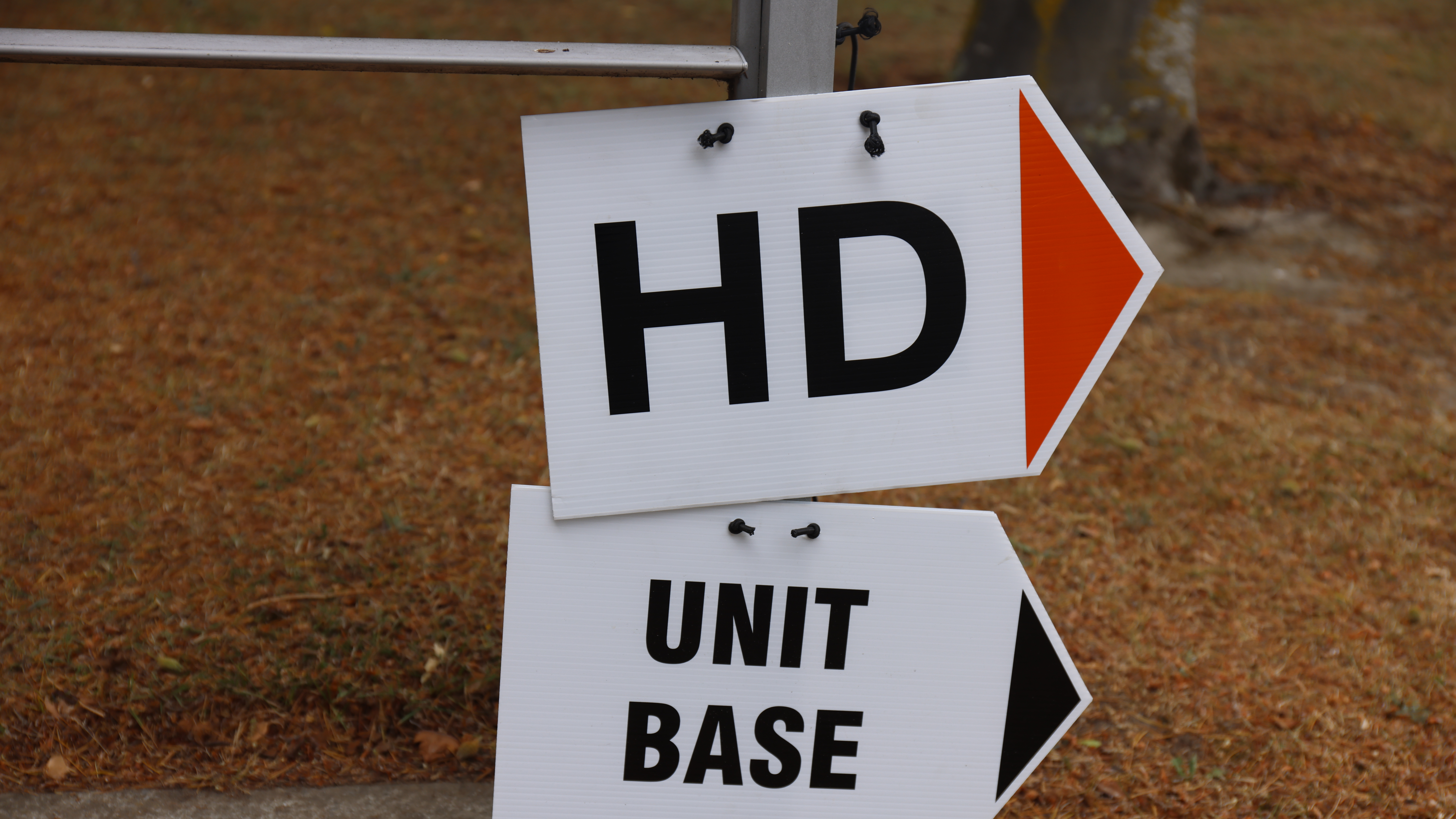 Filming HD studio signs